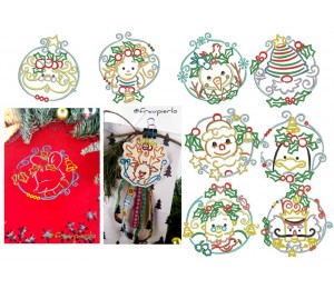 Stickserie - Weihnachtsfreunde